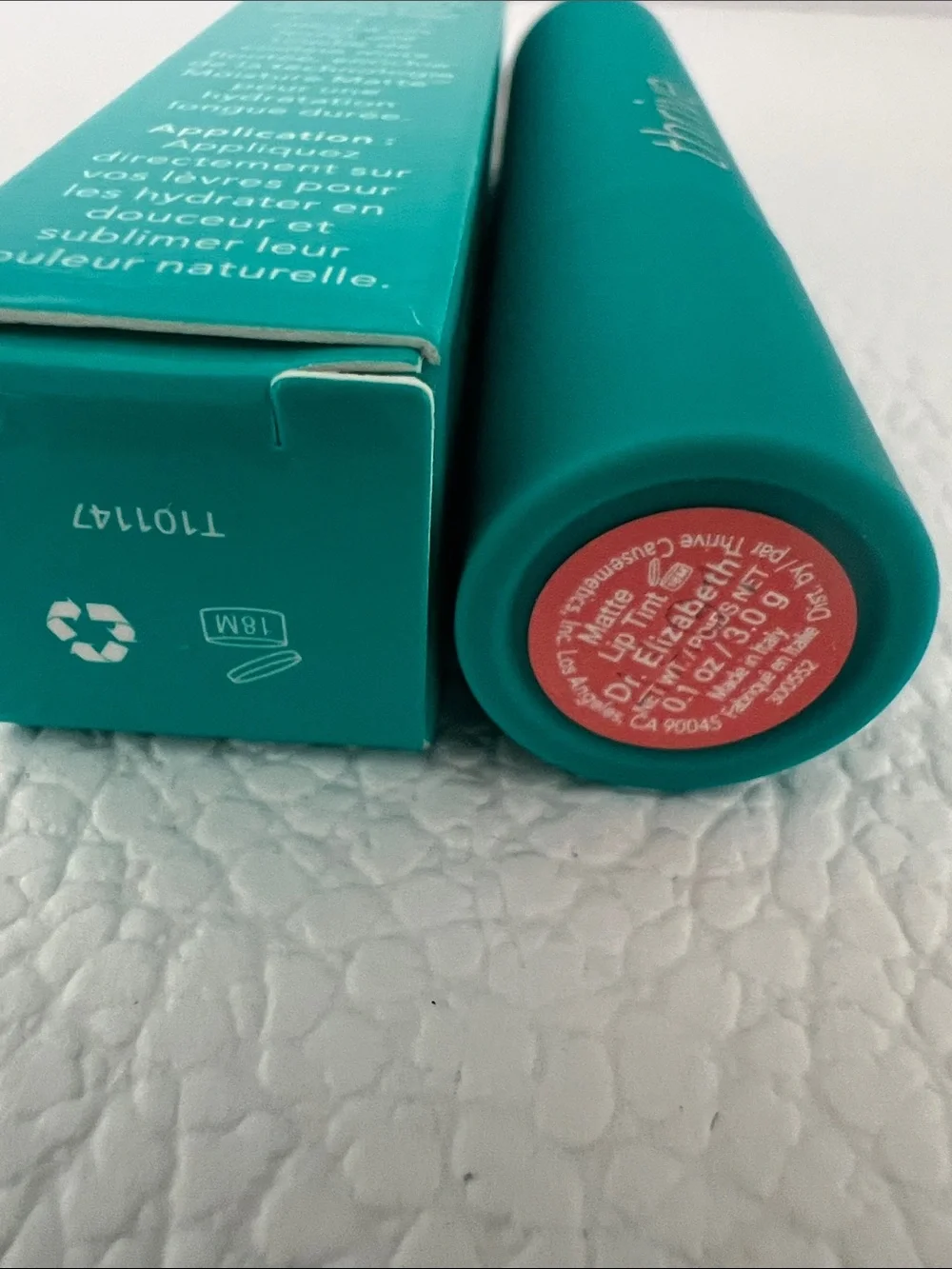 Thrive Sheer Strength Moisturizing Matte Lip Tint in Dr. Elizabeth - petal pink